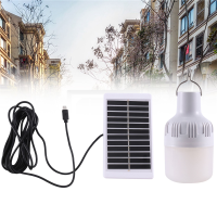 Outdoor Solar Light Bulb with Hook Solar Lamp Emergency Energy Saving Camping Light Bulb