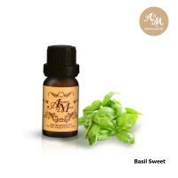 Aroma&amp;More  Basil “Sweet” (ct. linalool) น้ำมันหอมระเหยโหระพา, U.S.A. ขนาด  5/10/30/100ML