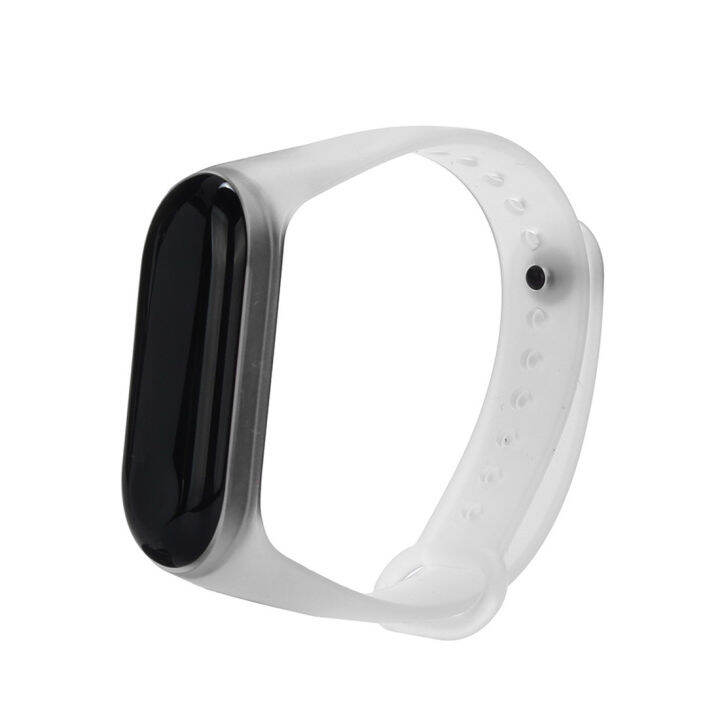 สร้อยข้อมือนาฬิกาซิลิโคนยางสายรัดข้อมือสายรัดข้อมือสำรองสำหรับ-xiaomi-mi-band-3