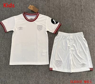 เสื้อ Away 23-24ชุดเจอร์ซี่ฟุตบอลคุณภาพแบบไทยสำหรับเด็ก