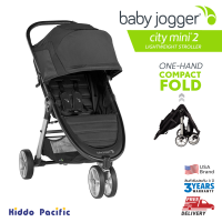 Baby Jogger City Mini 2 รถเข็นเด็กแบบ 3 ล้อ ระบบเบรคมือ เบาะนั่งหนานุ่ม กว้างยาวเป็นพิเศษ สามารถเชื่อมต่ออะเด็ปเตอร์ เพื่อใส่ตะกร้าหิ้วเด็กอ่อนได้