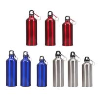 Portable Water Bottle 400ml 500ml 600ml Outdoor Exercise Plastic Bike Sports Water Bottles Drinking Aluminum Material Easy to Ca