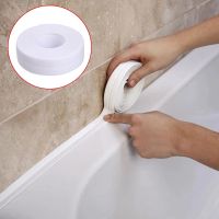 Waterproof Sealing Tape Bathroom Kitchen Sealing Strip Shower Sink Bath Sealer White PVC Self Adhesive Sealant Tape Wall Sticker