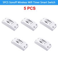 Sonoff Wireless Wifi Smart Switch APP Control Home Automation Module Timer Smart Switch 5PCS