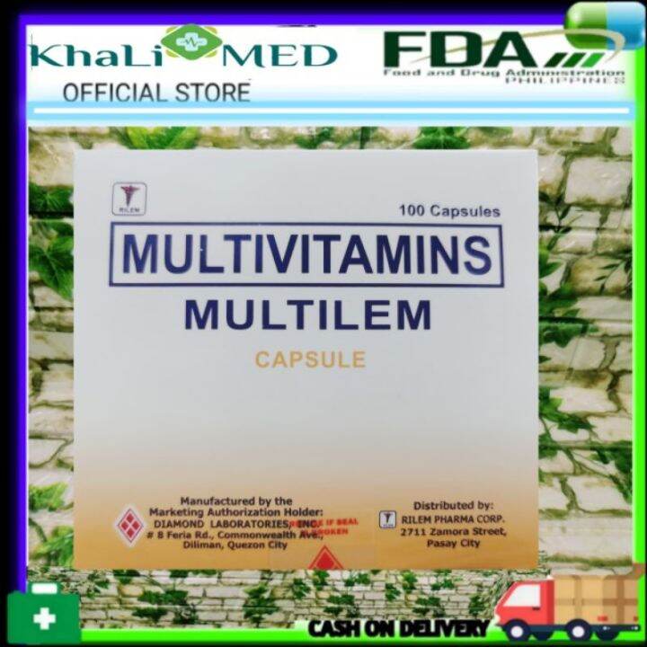 MULTILEM MULTIVITAMINS Capsules 100 Lazada PH