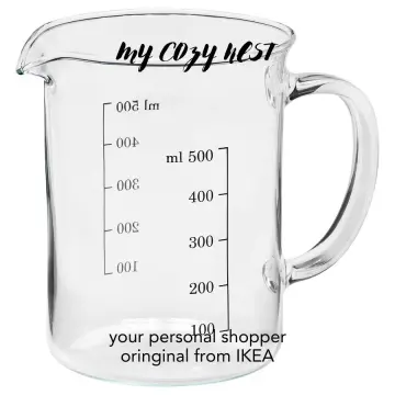 VARDAGEN Measuring jug, glass, 1.0 l - IKEA