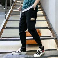 Men Vintage Cargo Pants 2022 Mens Hiphop Khaki Pockets Joggers Pants Male Korean Fashion Sweatpants Winter Overalls