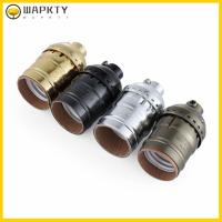 WAPKTY 1 Pc Retro Vintage Edison ฐานสกรู อะแดปเตอร์ไฟเพดาน ที่วางโคมไฟ E27 หลอดไฟ ซ็อกเก็ตโคมไฟระย้า เปลือกอลูมิเนียม