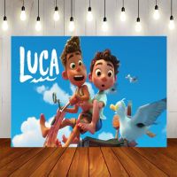 ฟิล์ม Luca ปาร์ตี้วันเกิดฉากหลังถ่ายภาพผ้าไวนิลปรับแต่งได้ถ่ายภาพฉากหลังงานเลี้ยงทารกใกล้คลอดงานแต่งงาน