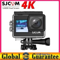 SJCAM กล้องสองหน้าจอ4K 30PFS SJ4000กล้องแอคชั่นแคมเมราหมวกกันน็อค WIFI กันน้ำกล้องเพื่อการกีฬากล้อง DV 4K