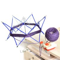 Wool Winder Holder Umbrella Brace Manual Skein Machine Practical Portable Hand Operated Convenient Multi-function for Household Knitting  Crochet