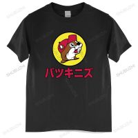 เสื้อยืดผู้ชายผ้าฝ้ายเสื้อยืดฤดูร้อน BUC EES T T T Bucees Bucees Buc Ees ความงามญี่ปุ่นปั้มน้ำมันเท็กซัส