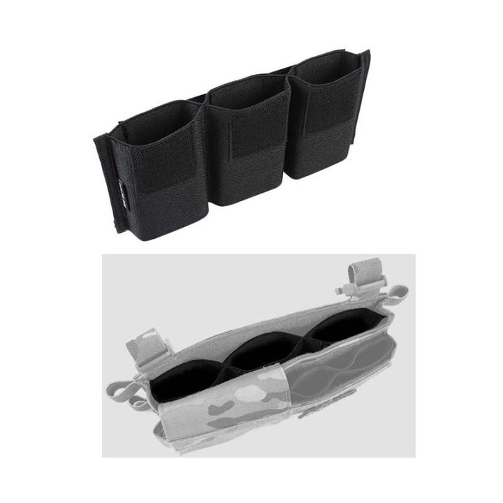 Tactical Chest Hanging 5.56 5.45 Triple Mag Insert Pouch For MK4/MK3 ...