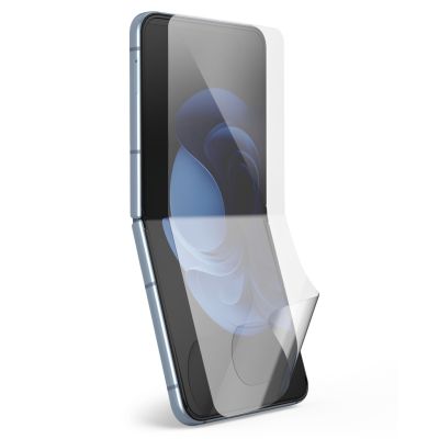 ~ Ringke Screen Protector compatible for Galaxy Z Flip 4 5G Dual Easy Film Ringke ปกป้องหน้าจอ Self Healing Repair เคลือบครอบคลุมเต็มรูปแบบ 2 แพ็ค