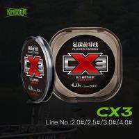 hot！【DT】 CX3 Fluorocarbon Fishing Lines 50m Super   Stiff Monofilament Carbon Invisible Sinking