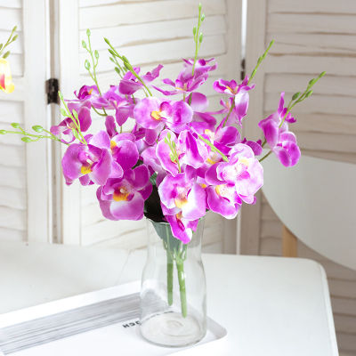 【cw】Artificial Silk Orchid for Home Wedding Decorative Bouquet Fake Plants Christmas Arrangement Butterfly High Quality Wholesale