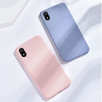 Redmi เคส7A สำหรับ Xiaomi Redmi 7A ผ้าไมโครไฟเบอร์เคสยางซิลิโคนเหลวของแท้แผ่นรองชั้นในเคสสำหรับ Redmi โทรศัพท์7