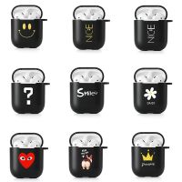 Case For Airpods Pro 2 Case Silicone Funda AirPods Pro Cases Earphone Protector For Airpods 3 Headphones Black Smiely Soft Cover Wireless Earbud Cases