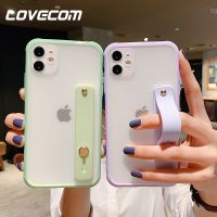 {OLI STUDIO} LOVECOM สายรัดข้อมือกันกระแทกสำหรับ IPhone11 Pro12XR X XS6 7 8 Plus SoftClear ฝาหลัง