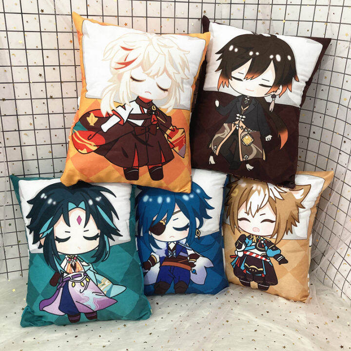 Genshin Impact Plush Pillow Game Merch Plush Toy Xiao Zhongli Hutao ...