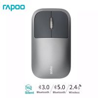 Rapoo M700 Wireless Silent Mouse 1300 DPI For MacBook Tablet Computer Laptop PC Mice 3cm Thin Slim Quiet 2.4G BT Dual Model Mice