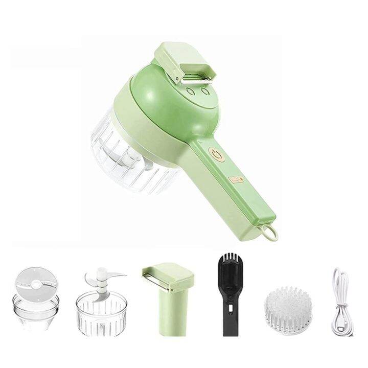 4-in-1-handheld-electric-vegetable-cutter-set-multifunctional-durable-chili-vegetable-crusher-ginger-masher-machine