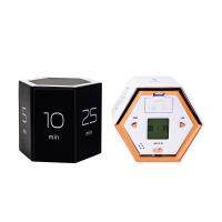 Led Display Hexagon Flip Timer Mutable Countdown Timers 15 Seconds Long Prompt Office Hours Reminder for Classroom Kids Learning