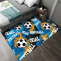 Football Car Cartoon Child Bedroom Car For Boys Soft Flannel Teenager Car Big Crawling Mat For Baby Kids Room Play Mat