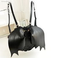 ▩☸☸ Goth Punk Bat GirlsBlack Rucksack Leather