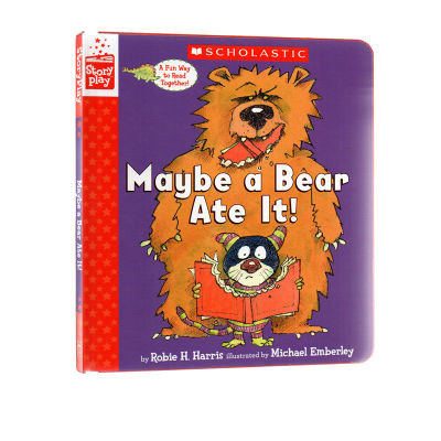 Maybe a bear ate it is the bear that ate it. Academic story play series hardcover role-playing interactive games childrens emotional enlightenment parent-child picture books