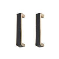 Cabinet Handles Solid Pulls 2 Pack Classic Cabinet Hardware for Kitchen Cupboard Door, Bedroom Dresser Drawer