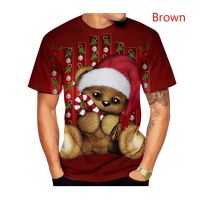 New Fashion Christmas Shirt Casual 3D Printed Popular T Shirts Short Sleeve MenWomenKids Snowman Unicorn Elk Xmas Clothing Uni Printing T-Shirt