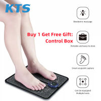 【Buy one get one remote control】KTS USB Rechargeable EMS Leg Reshaping Foot Massager 8 modes and 19 gears EMS Electric Foot Massager Muscular Electric Health Care Relaxation Massage