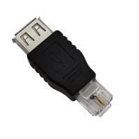 1/2/3วัสดุที่ทนทานและสะดวกในการ RJ11ขั้วต่อ USB ติดตั้งง่าย2.0 USB- Female เพื่อ RJ11