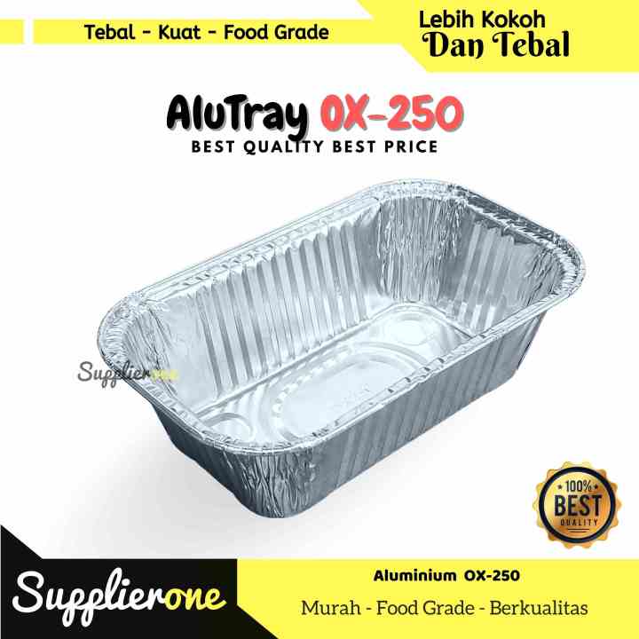 Alumunium Tray OX-250 Isi 20 Pcs / Alumunium Cup OX-250 / Alumunium ...