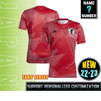 （Can Customizable）Japan 22-23 pre match football jersey football jersey（Adult and Childrens Sizes）