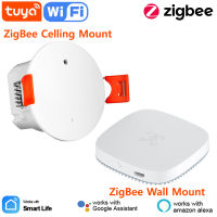 Tuya Smart Wifizigbee Human Presence Detector MmWave Radar Pir Montion Sensor พร้อมการตรวจจับความสว่างสำหรับ Alexa