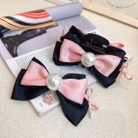 Princess Bowknot Large Grip Korean High-Grade Flower Pendant Barrettes Female Head Top Clip Hairpin