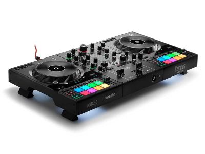 เฮอร์คิวลีส DJControl Inpulse 500: 2-ดาดฟ้า USB ควบคุมดีเจสำหรับ Serato DJ และ DJUCED (รวม)