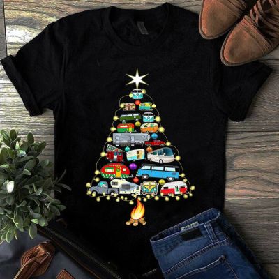 เสื้อยืดพิมพ์ลาย Good Of Christmas Tree Camper สําหรับผู้ชาย  9GR5