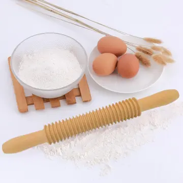 Rolling Pin Dough Cutter Kitchen Bakery Tool Croissant Bread Dough Cutter  Rolling Mold