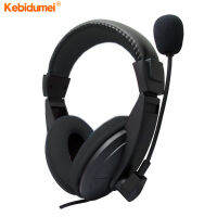 Kebidumei Gaming หูฟังแบบมีสาย Deep Bass Over The Ear Headset พร้อมไมโครโฟนสำหรับ PC แล็ปท็อปคอมพิวเตอร์โทรศัพท์มือถือ