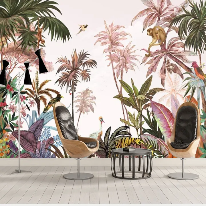 Free Shipping Safari Cartoon Tropical Rainforest Animals Jungle Wallpaper Mural Nordic Plant 3d Leaf Sticker Bedroom Background Corridor Decor | Lazada PH Free Shipping Safari Cartoon Tropical Rainforest Animals Jungle Wallpaper Mural Nordic Plant 3d Leaf Sticker Bedroom Background Corridor Decor | Lazada PH