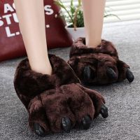 Unisex Paw Slippers With Claws For Shoes Ladies Designer Bigfoot Chunky Slipper Size 35-45 Male Home Animal Bear Furry SlidesTH