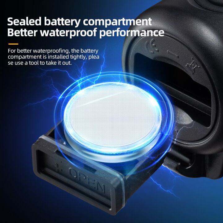 ROCKBROS Bicycle Bell Ring Bike Electronic Loud Horn Safety Alarm Electric Waterproof Bicycle