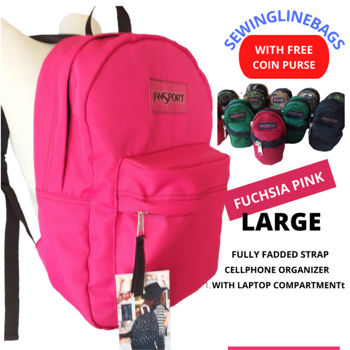 JANSPORT BACKPACK/FUSCSIA PINK/SUPERBREAK Lazada PH