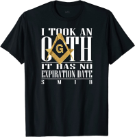 จำกัด [high Quality] 2023 New Masonic i Take ที่ Oath Square &amp; Compass Freeson Gift T-shirt S-3xl Fashion Versatile