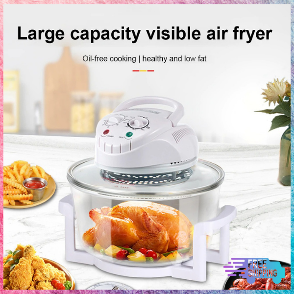 1200W 12L Multifunction Conventional Infrared Oven Roaster Air Fryer