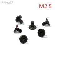 100pcs/lot Flat thin head phillips screws laptop screw M2.5x4/5/6/7.5/8/9/10/12 black zinc black nickel CM2.5