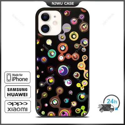 Wonderful Takashi Murakami Phone Case for iPhone 14 Pro Max / iPhone 13 Pro Max / iPhone 12 Pro Max / XS Max / Samsung Galaxy Note 10 Plus / S22 Ultra / S21 Plus Anti-fall Protective Case Cover